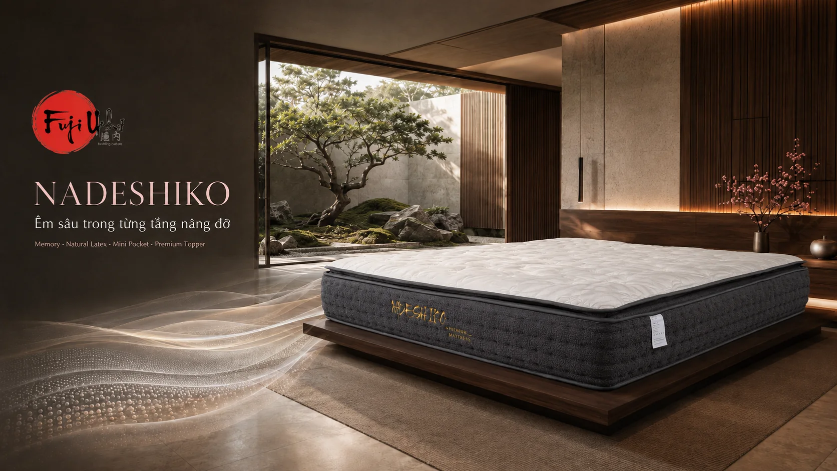 Đệm Nadeshiko — bốn nhóm đệm FujiUchi Việt Nam