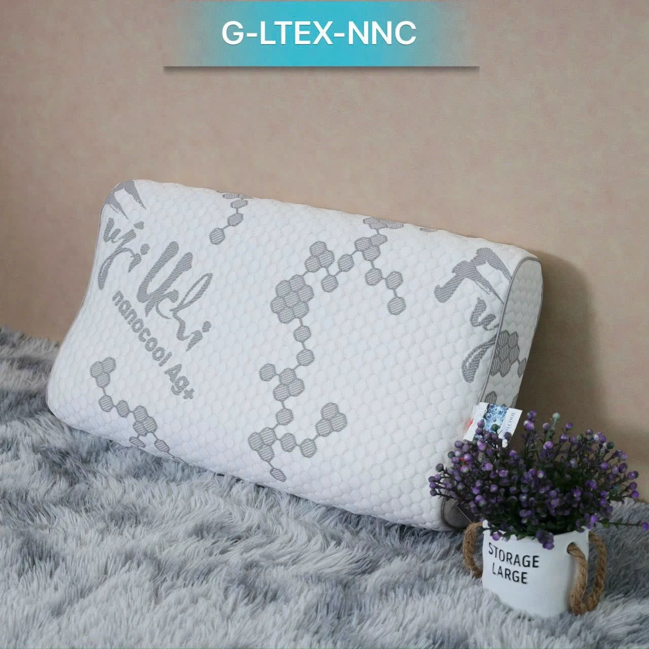 Gối cao su - nano cool G-LTEX-NNC