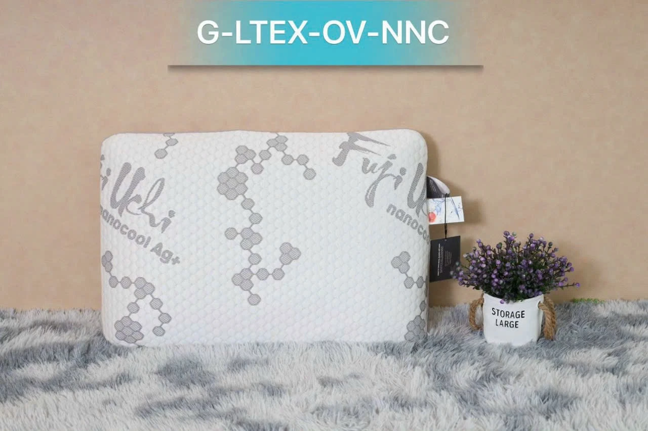 Gối cao su - nano cool G-LTEX-OV-NNC