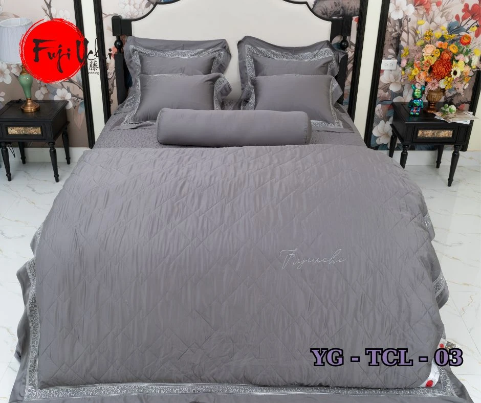 BỘ CHĂN GA GỐI 5 MÓN YG-TCL03