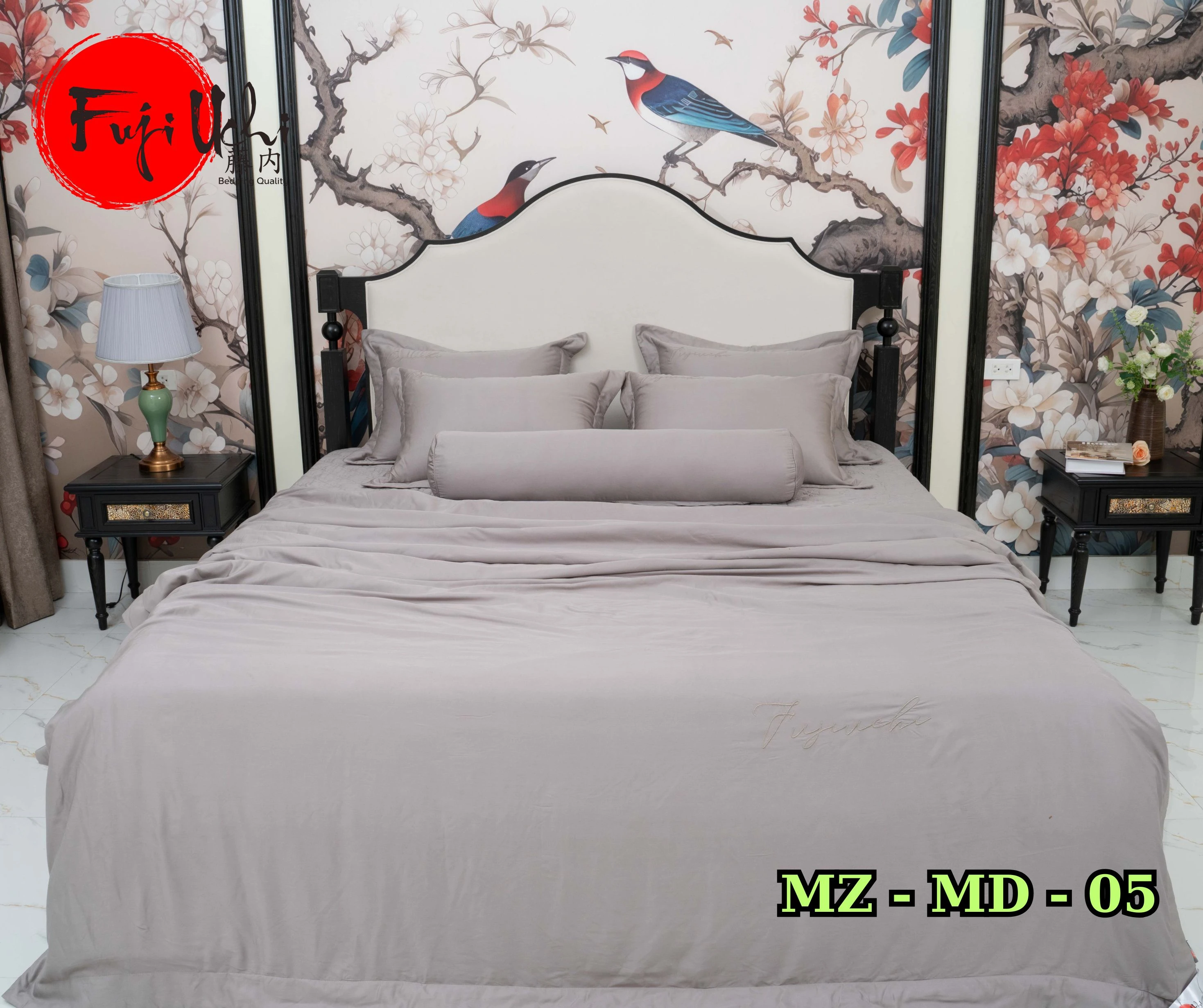 BỘ CHĂN GA GỐI 5 MÓN MZ - MD05