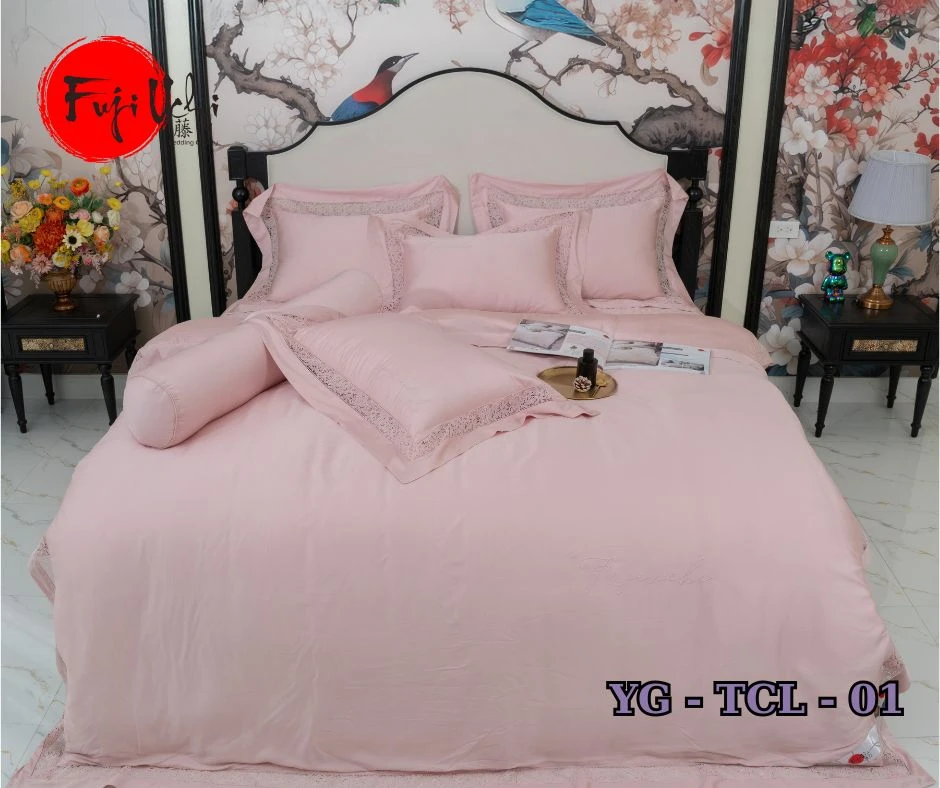BỘ CHĂN GA GỐI 5 MÓN YG-TCL01