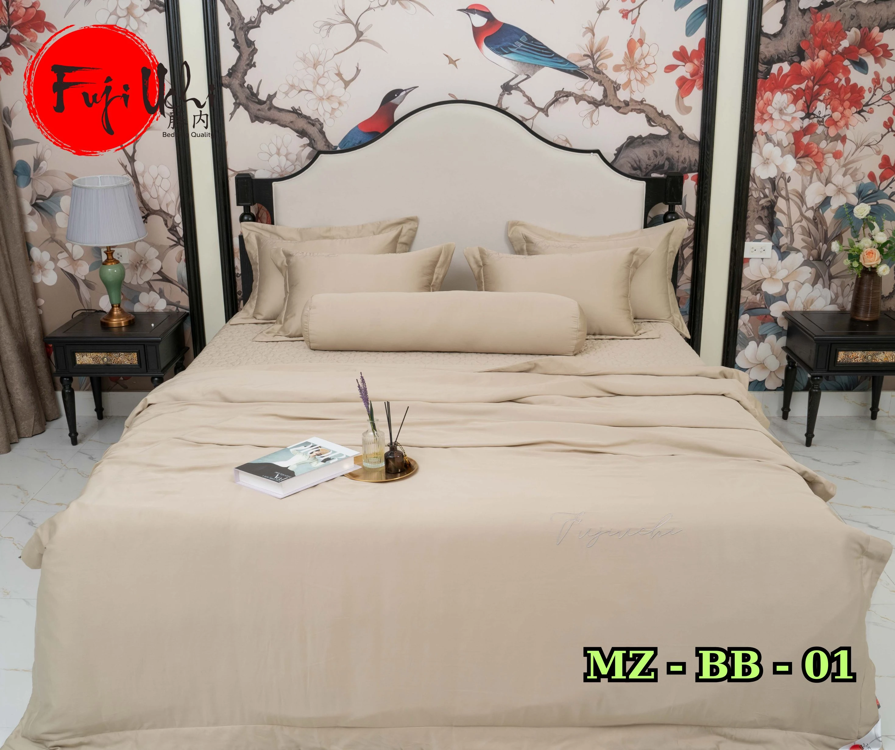 BỘ CHĂN GA GỐI 5 MÓN MZ - BB01