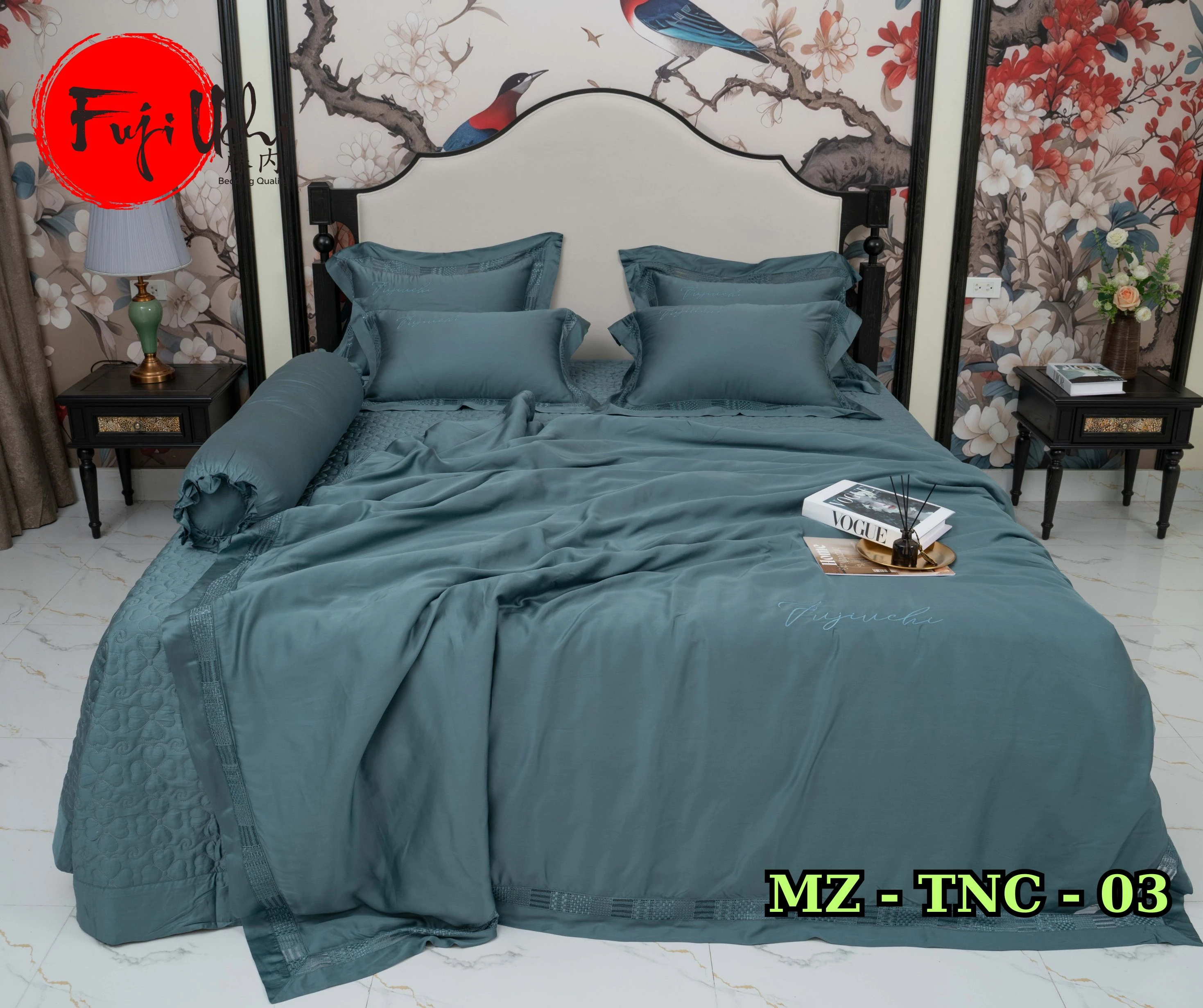 BỘ CHĂN GA GỐI 5 MÓN MZ - TNC03