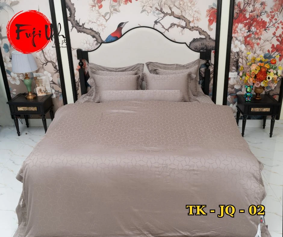 BỘ CHĂN GA GỐI 05 MÓN TK -JQ02