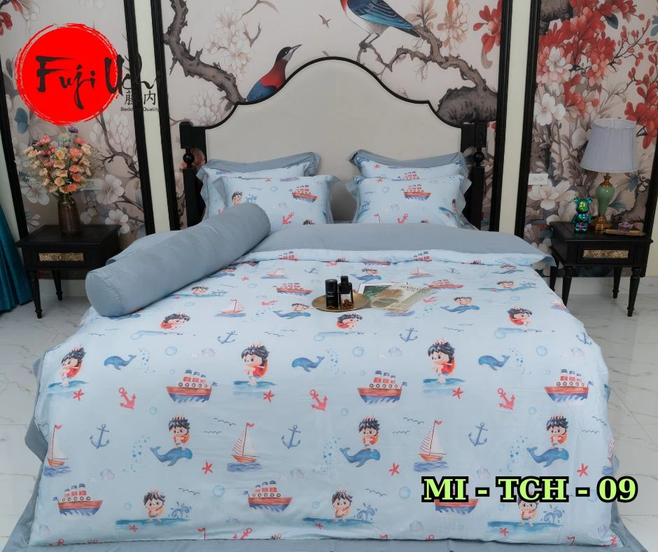 BỘ CHĂN GA GỐI 5 MÓN MI -TCH 09