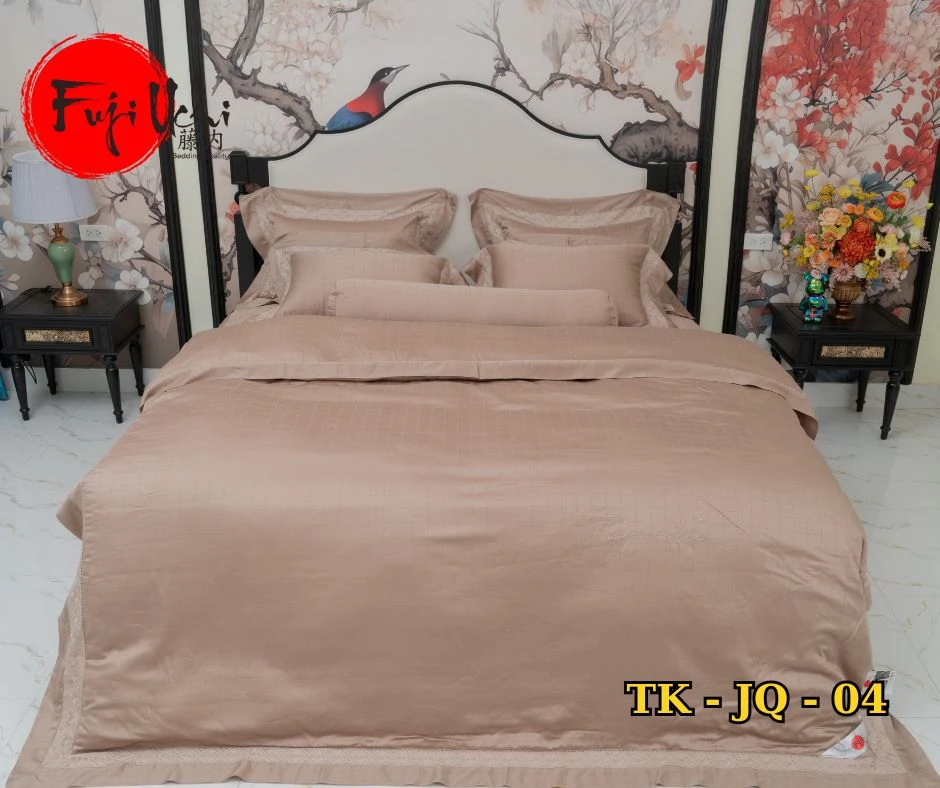 BỘ CHĂN GA GỐI 05 MÓN TK -JQ04