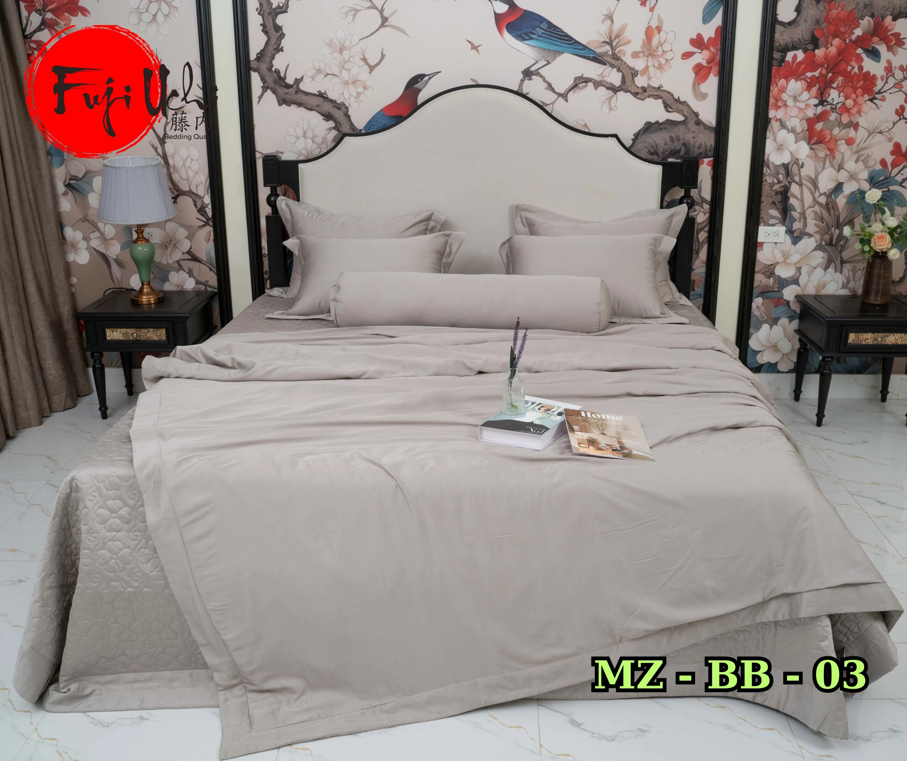 BỘ CHĂN GA GỐI 5 MÓN MZ - BB03