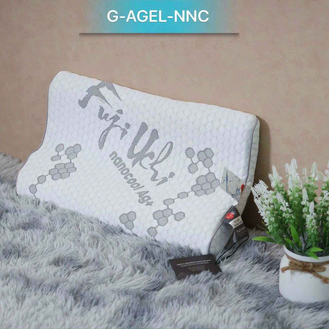 Gối cao su - nano cool G-AGEL-NNC